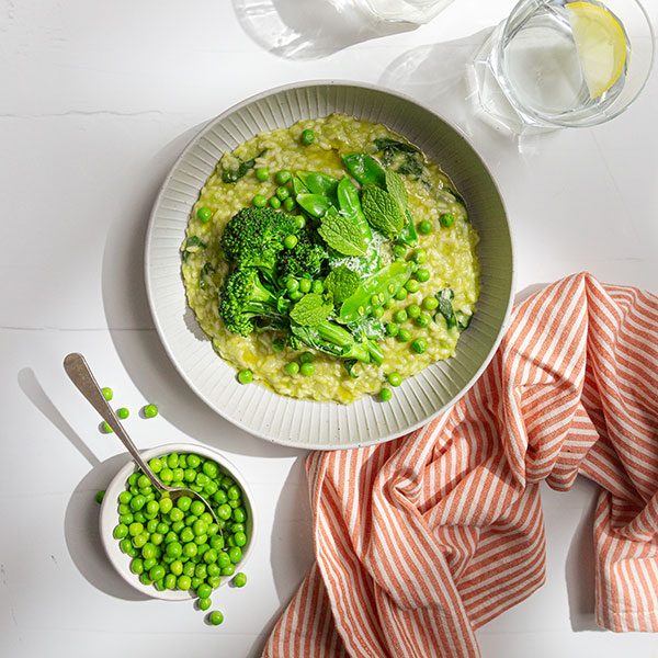 spring vegetable risotto